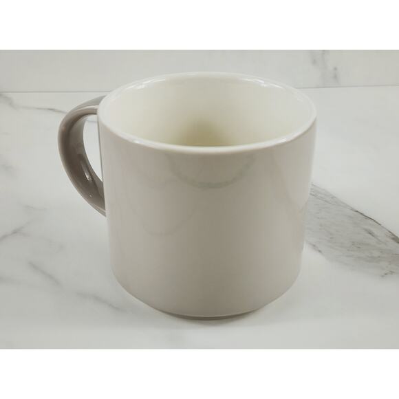 Starbucks Coffee Mug Tea Cup 14oz Light Brown 2013 Drinkware Stackable 4 3/4" - Picture 3 of 16